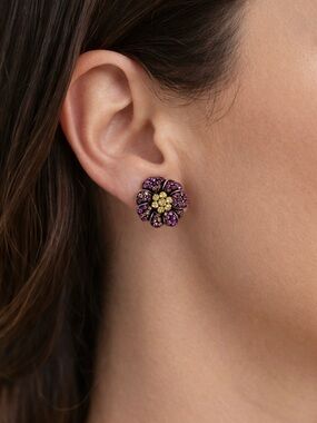 HEIDI DAUS Flower Clip-On Earrings